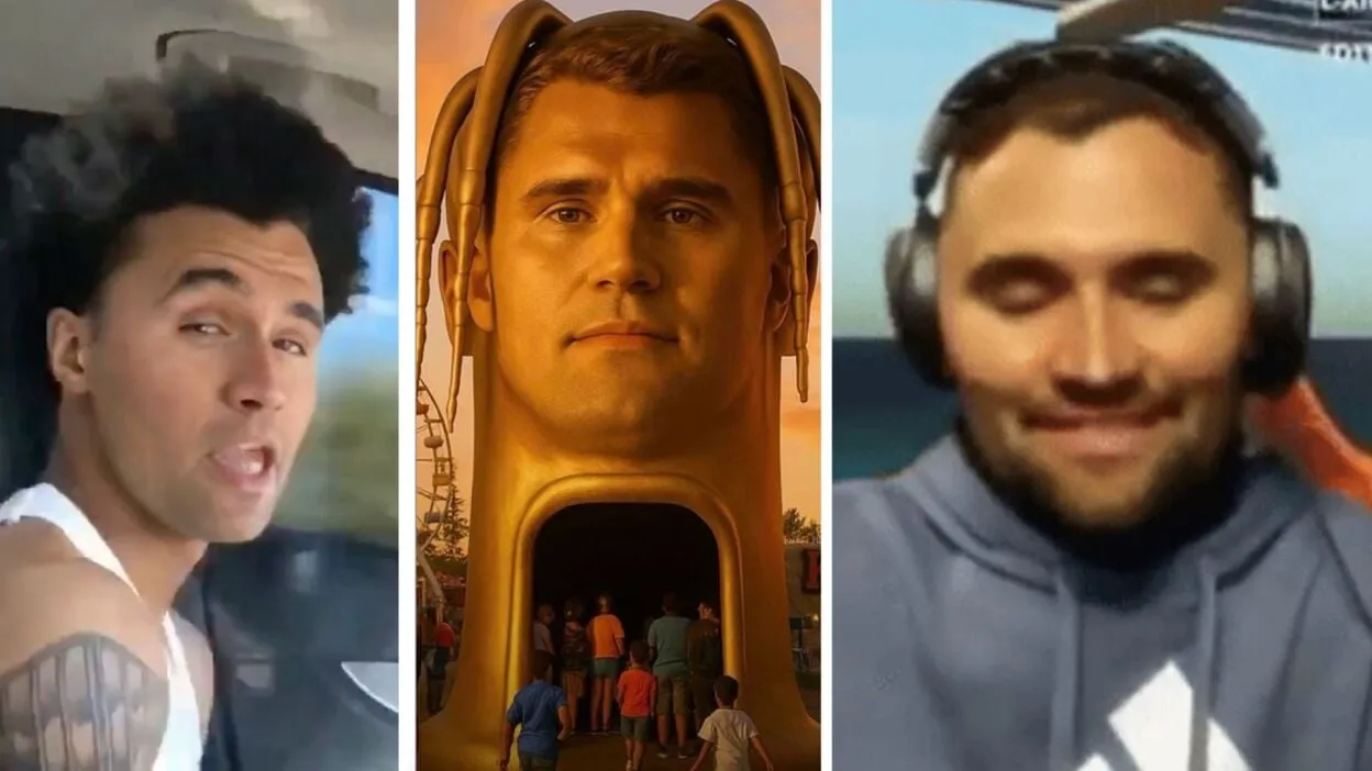 Kirkify AI authentic neon aesthetic showcase